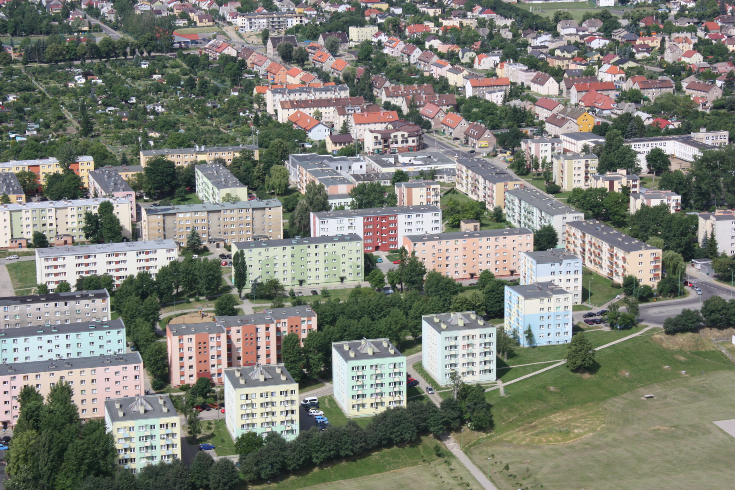 Budynki na osiedlu Czyżykowo w Tczewie